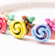 Diadeem met gekleurde lolly’s