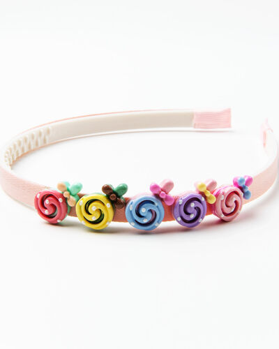 Diadeem met gekleurde lolly’s