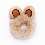 all-about-eva-fluffy-elastiek-dik-licht-bruin