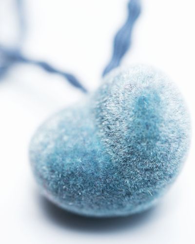 Elastiekjes bol hartje blauw