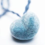 Elastiekjes bol hartje blauw