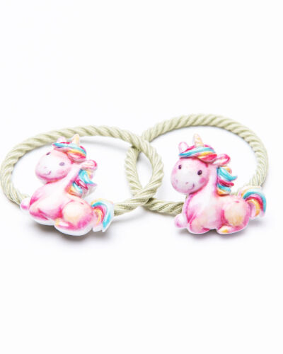 Unicorn elastiekjes multi color