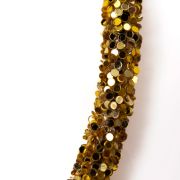 Glitter diadeem goud