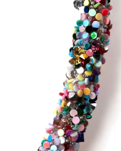 Diadeem multi color glitter