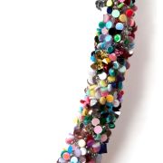 Glitter diadeem multi color
