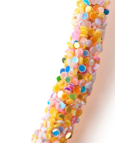 Diadeem licht roze glitter