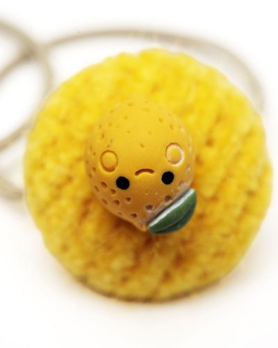 Elastiekje knoop eendje geel