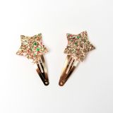 Haarspeltjes ster glitter goud