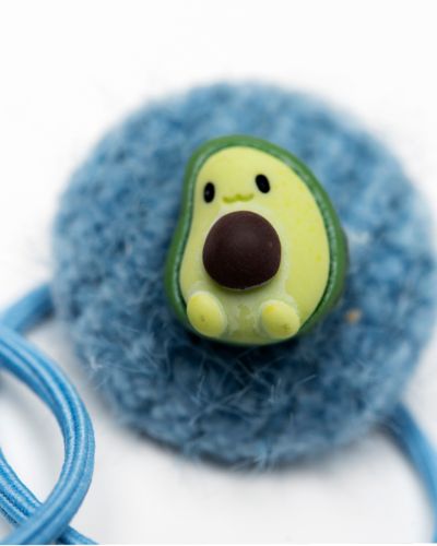 Elastiekje knoop avocado