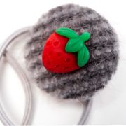 Elastiekje knoop aardbei rood