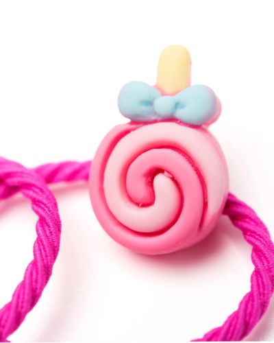 Elastiekje Lolly roze