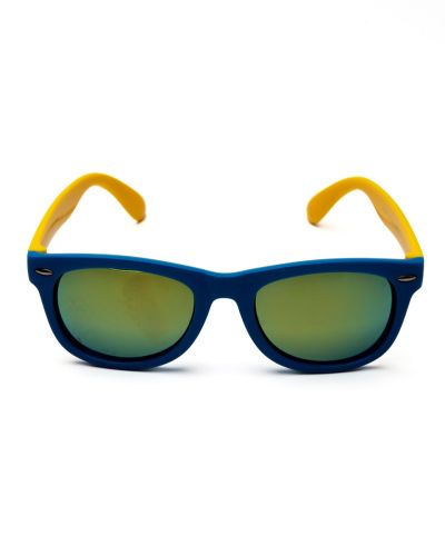 Zonnebril flexibel silicone blauw