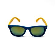 Zonnebril flexibel silicone blauw