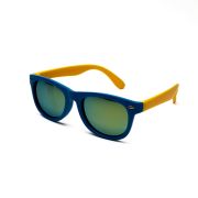 Zonnebril flexibel silicone blauw