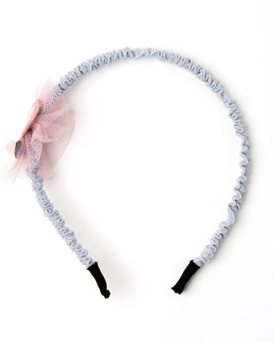 Diadeem paars met tule