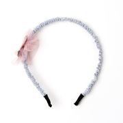 Diadeem paars met tule