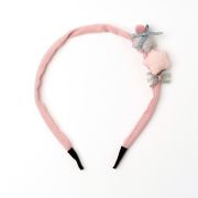 Diadeem roze met sterren