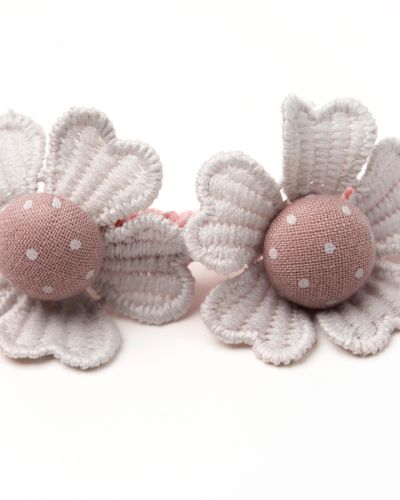 Diadeem roze met bloemen