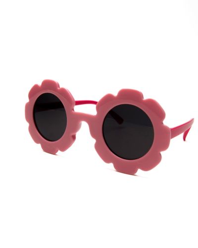 Zonnebril bloem roze