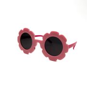 Zonnebril bloem roze