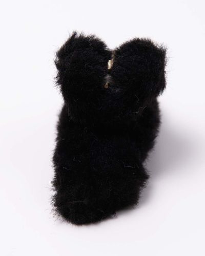Haarclip fluffy zwart