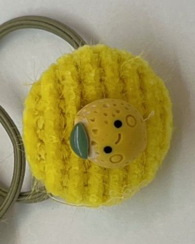 Elastiekje knoop eendje geel
