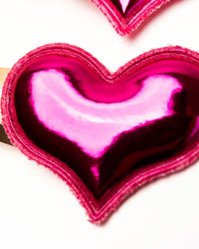 Haarspeldjes hart roze