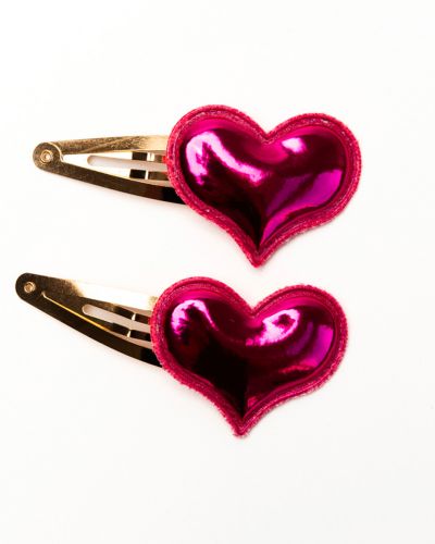 Haarspeldjes hart roze