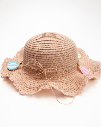 Beach hoedje roze
