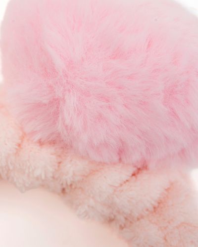 Oorwarmer bollen roze