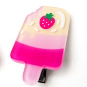 Haarspeltjes waterijsje roze