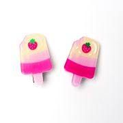 Haarspeltjes waterijsje roze