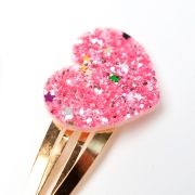 Haarspeldjes glitter hartjes