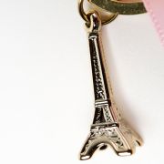 Sleutelhanger macaron geel