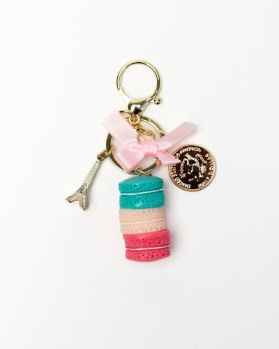 Sleutelhanger macaron rood