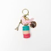 Sleutelhanger macaron rood