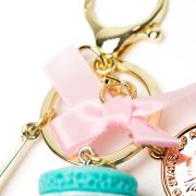 Sleutelhanger macaron rood