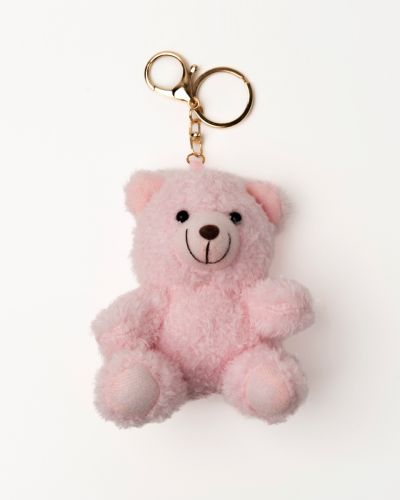 Sleutelhanger beertje roze