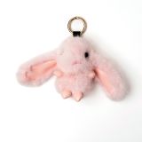 Sleutelhanger konijn roze