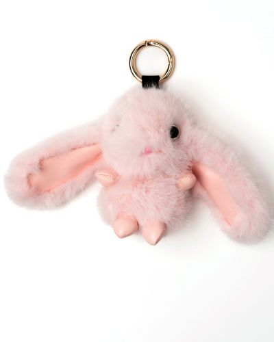 Sleutelhanger konijn roze