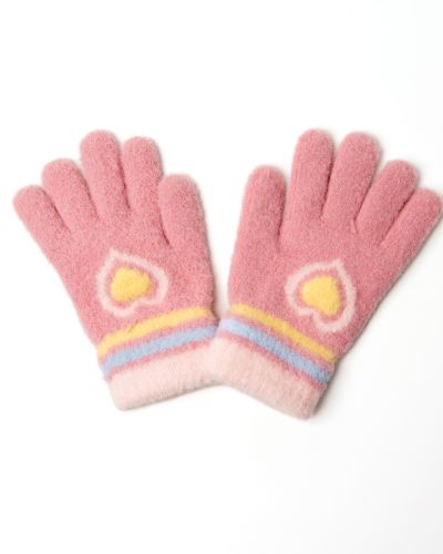 Handschoen hart roze
