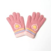 Handschoen hart roze