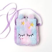 Fluffy heuptasje paars