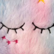 Fluffy heuptasje paars