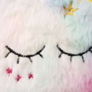 Fluffy heuptasje roze/mint