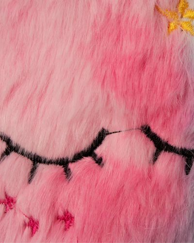 Fluffy heuptasje roze