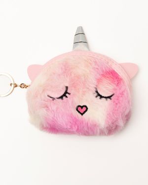 Unicorn portemonnee roze