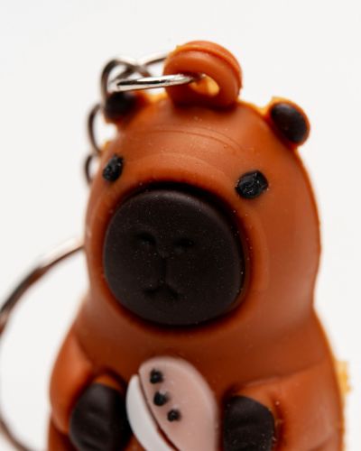 Sleutelhanger capybara vis