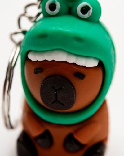 Sleutelhanger capybara kikker