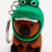 Sleutelhanger capybara kikker